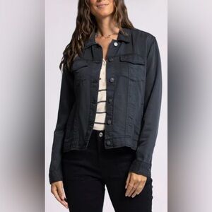 Thread & Supply Dark Gray Jean Jacket